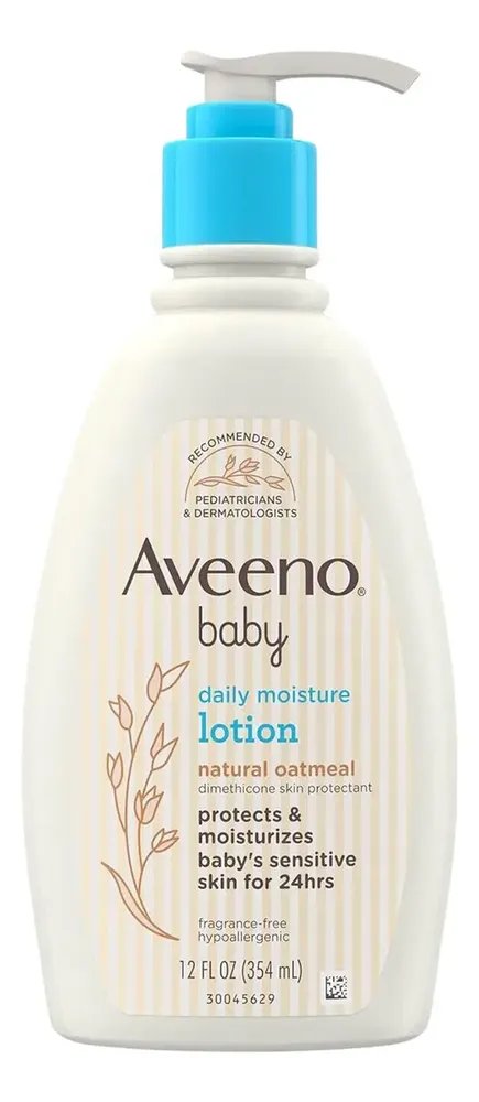 Aveeno Baby loción corporal sin fragancia (piel sensible)