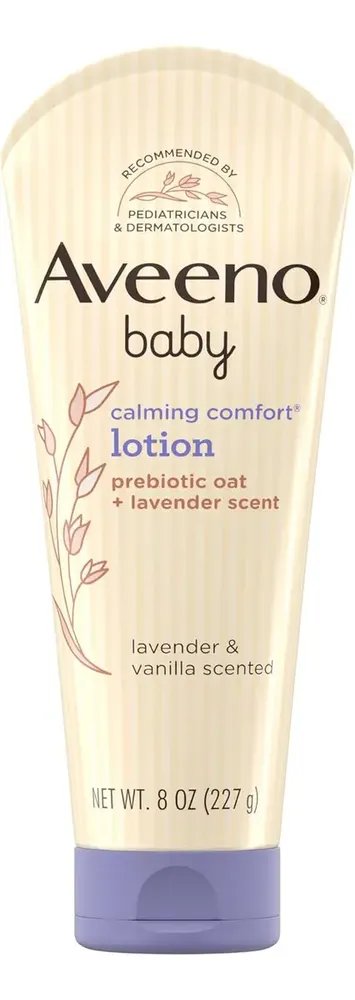 Aveeno Baby crema calmante con lavanda, piel sensible · 227 g