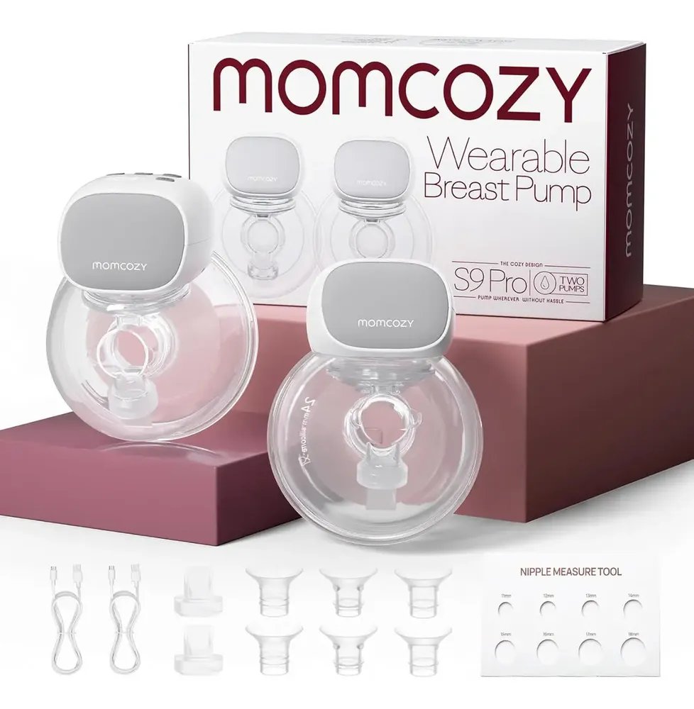Extractor de leche eléctrico Momcozy S9 Pro (manos libres, 2 pz)